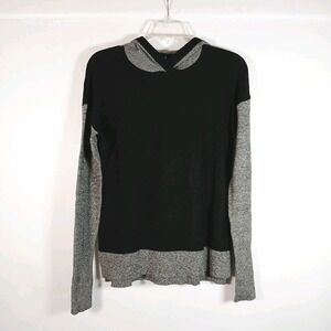 Smartwool XS Black & Gray Dark Academia Hoodie Sweater Classic Cozycore
